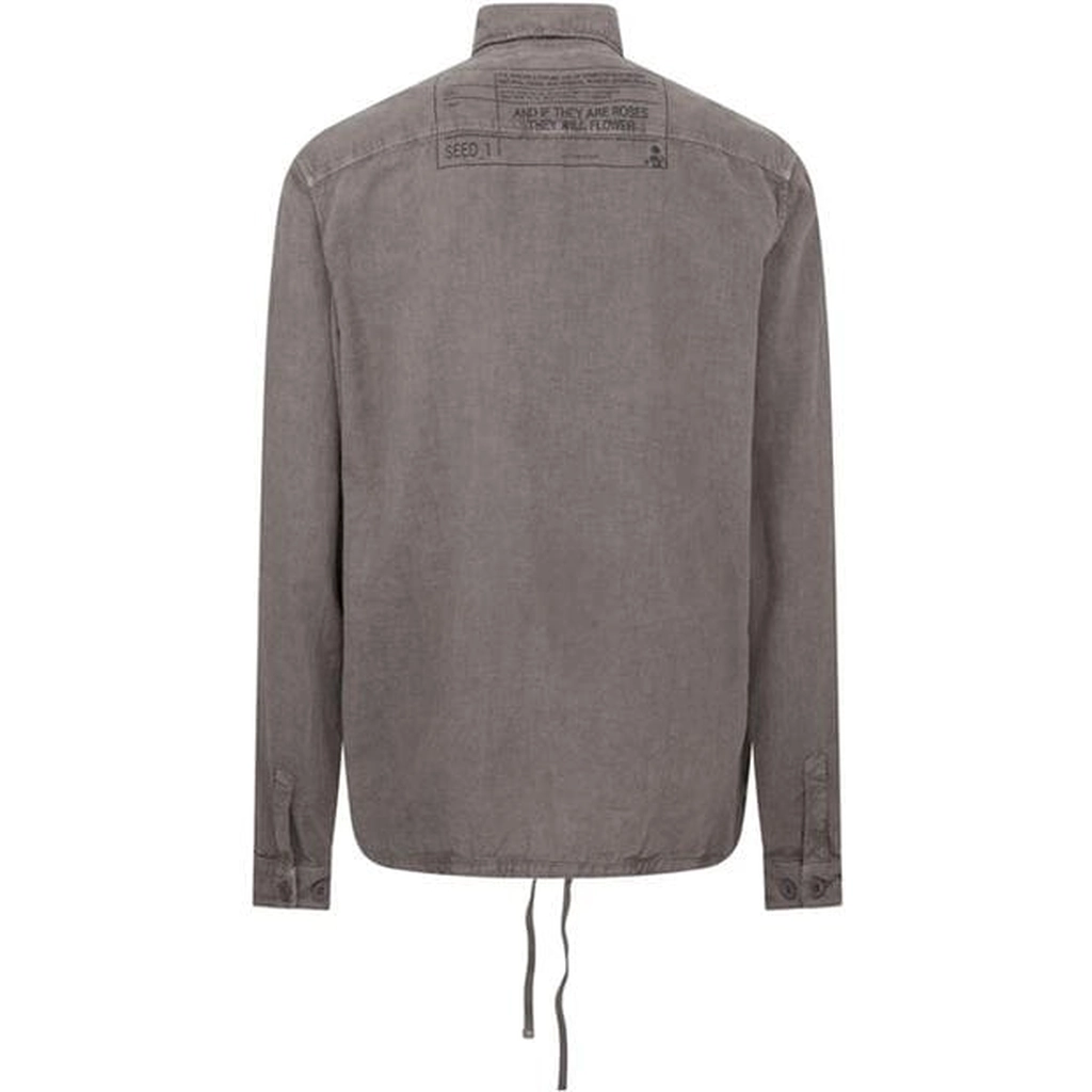 CP Company Seed 2 Button Overshirt - Grey
